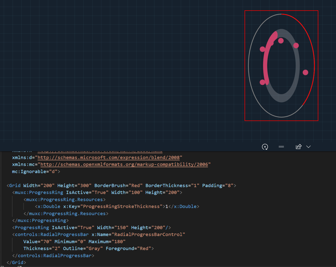 ProgressRing should scale to available size within layout · Issue 5134