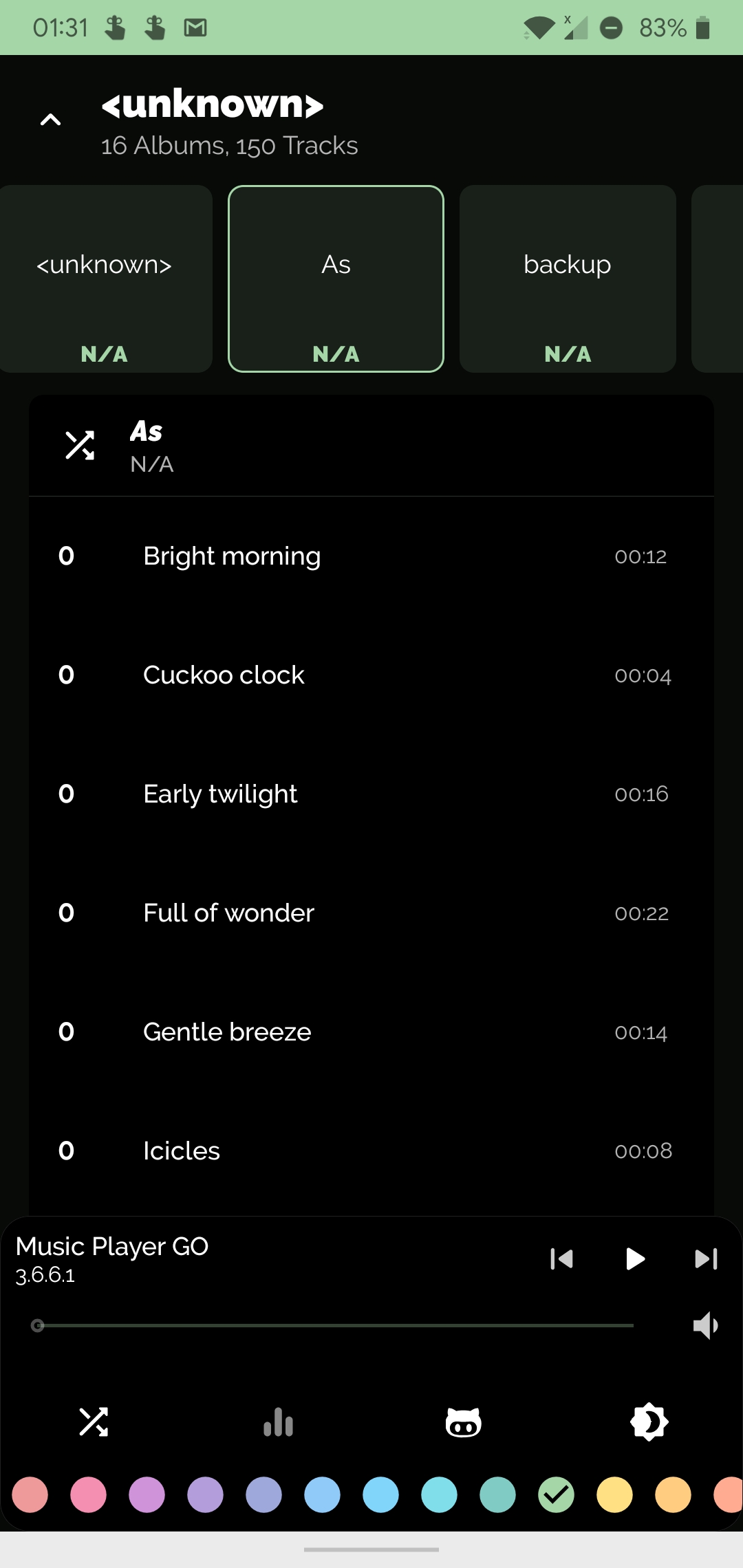 Navbar should be black in dark mode · Issue 86 · enricocid/Music