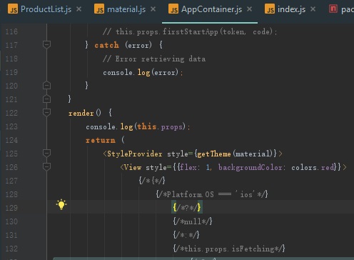 native-base-scrollable-code-provider
