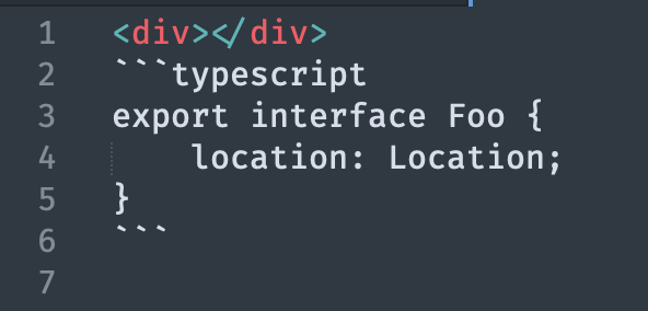 [Markdown] Fails to recognize code block just after html closing tag ...
