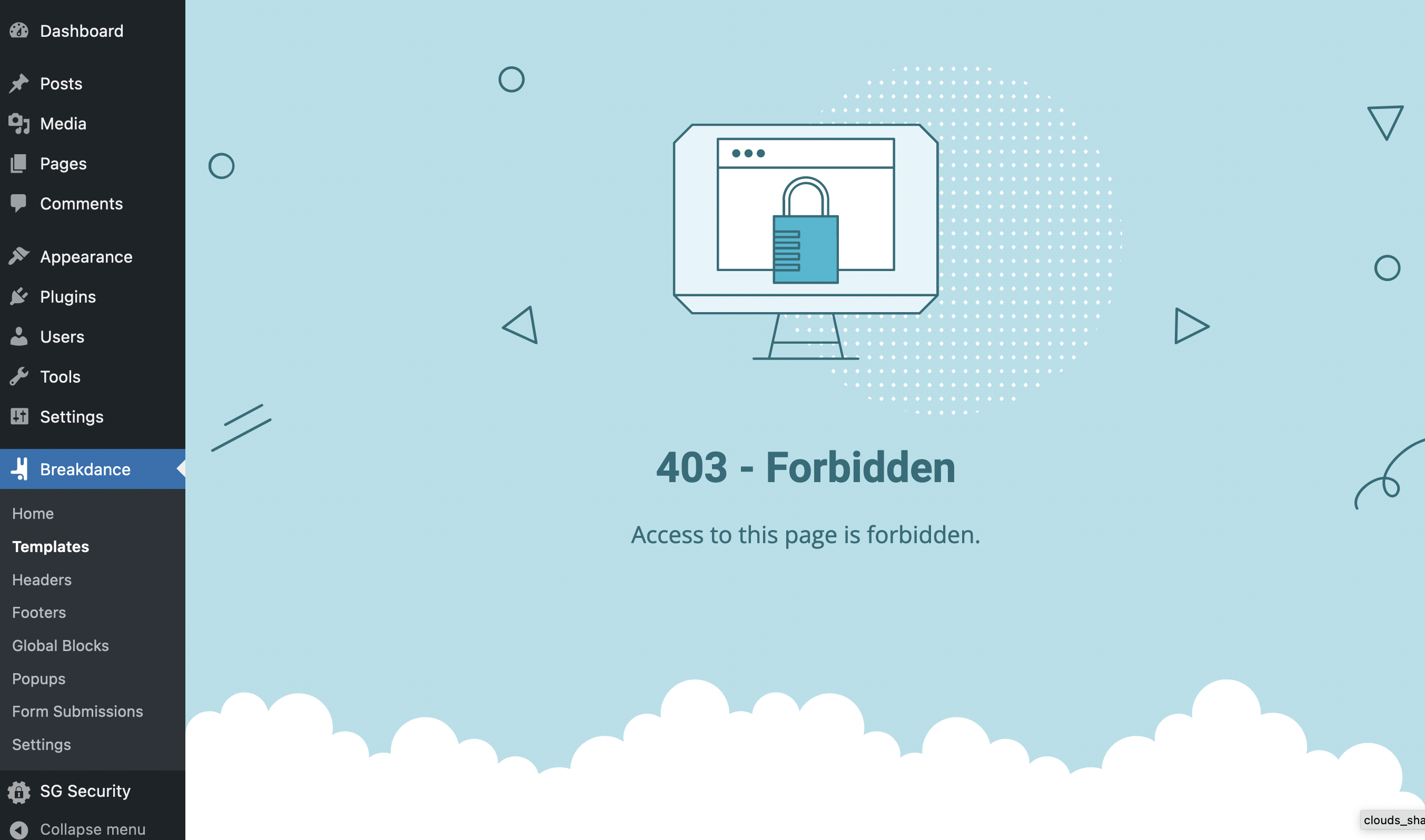 403 Foridden Error · Issue #3 · soflyy/breakdance-bugs · GitHub