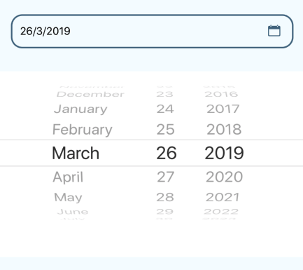 iOS Date Picker