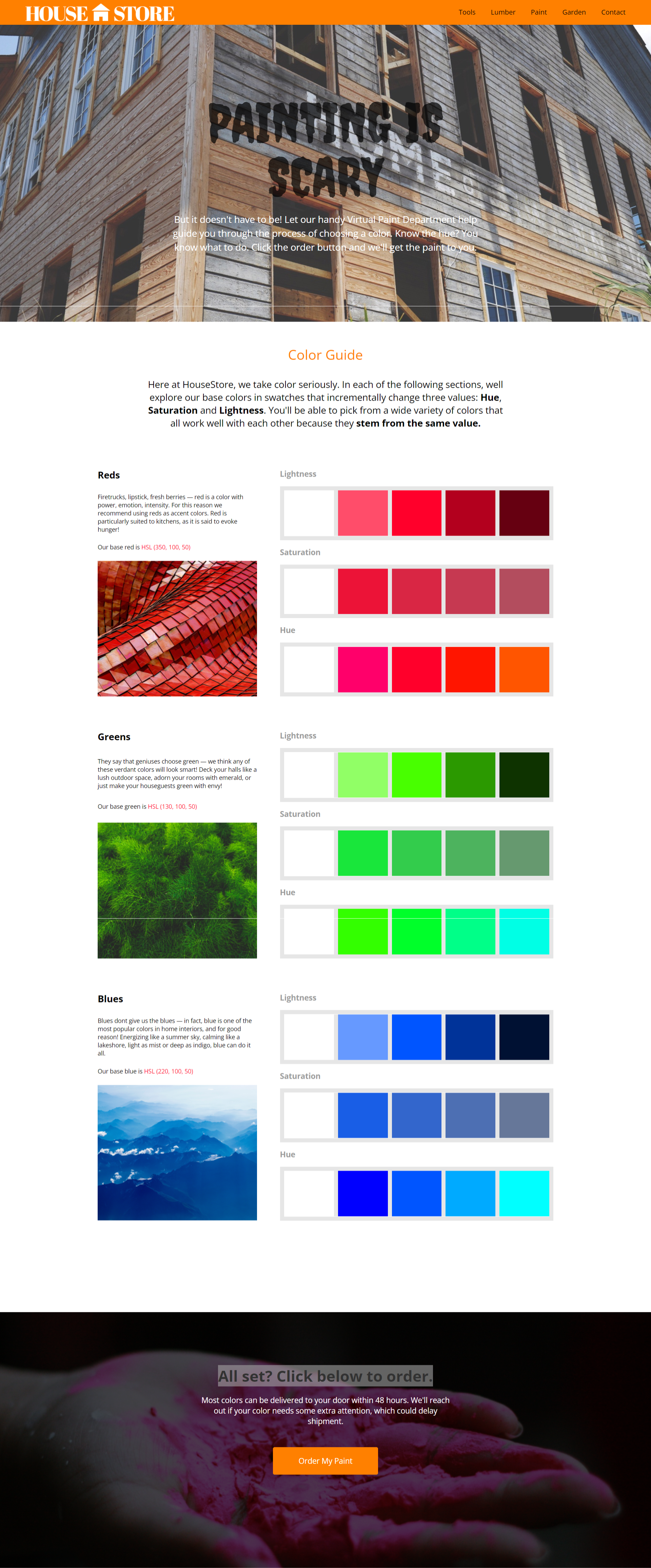 GitHub - johnsethsalazar/Paint-Store-Project