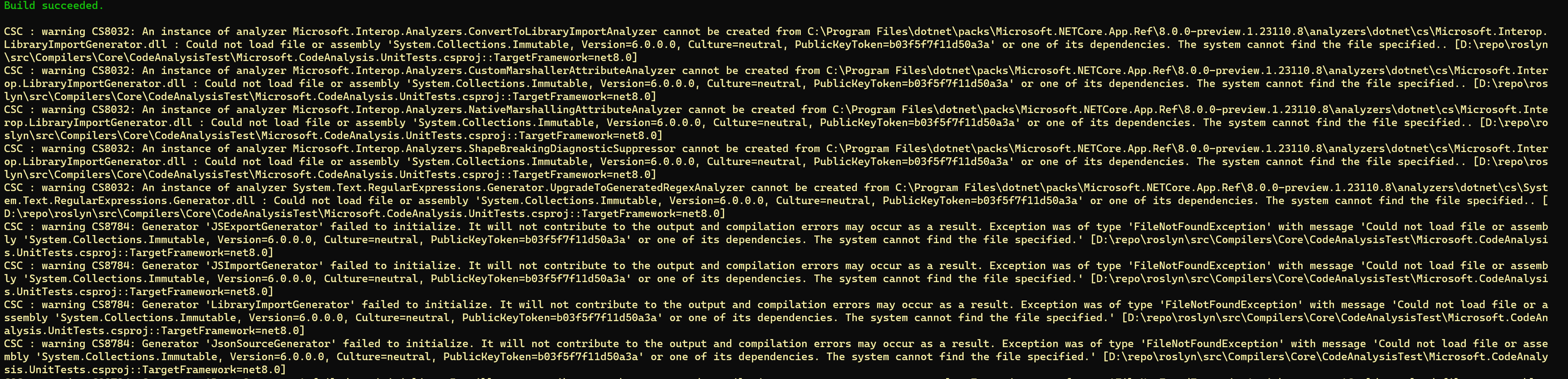 Compiler can't find System.Collections.Immutable 6.0.0 · Issue 67668 · · GitHub