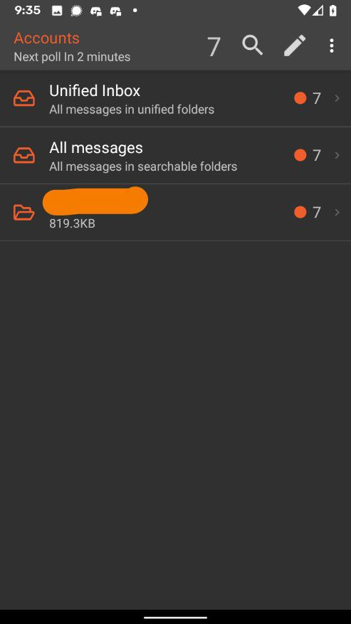 /e/'s fork of K-9 Mail