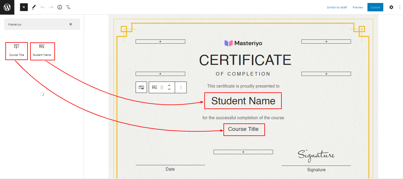 Edit-Certificate-Simple-One-Masteriyo