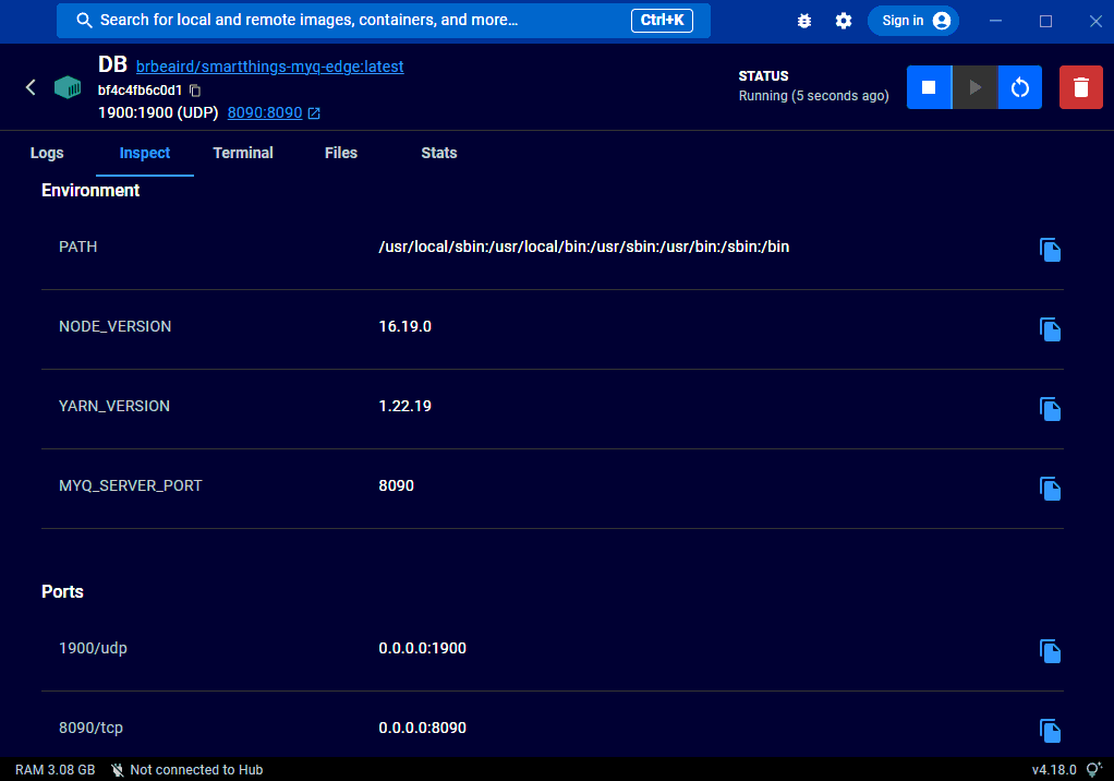Anyone else using docker in windows having an issue w/ it binding ports