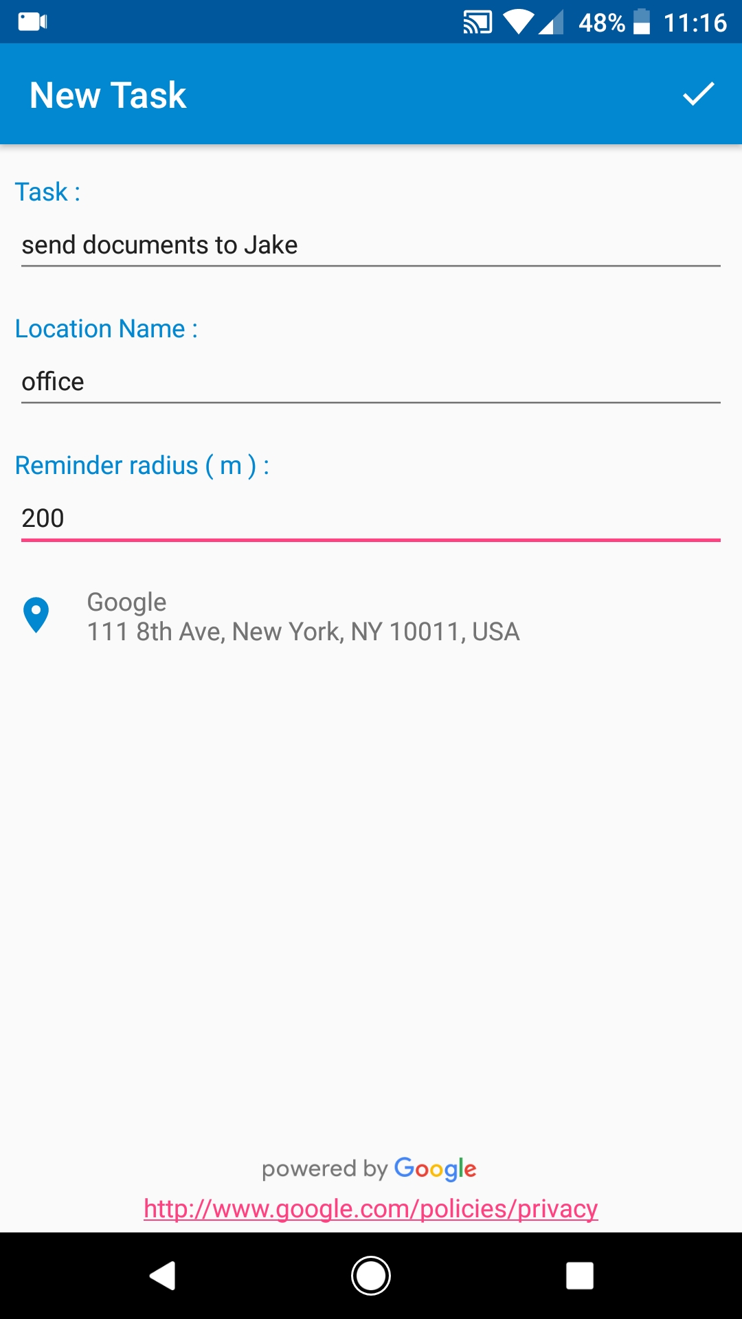 GitHub - lixw1021/SmartReminder: Key words: Service, SQLite ...
