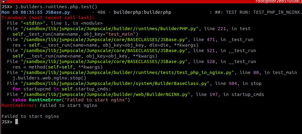Builders: builder php · Issue #534 · threefoldtecharchive/jumpscaleX ...