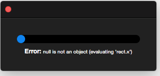 Error During Export Null Is Not An Object Evaluating Rect