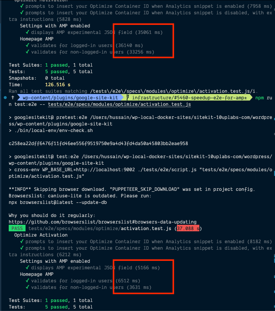 E2E tests take much longer on newer versions of WP · Issue #5460 ...