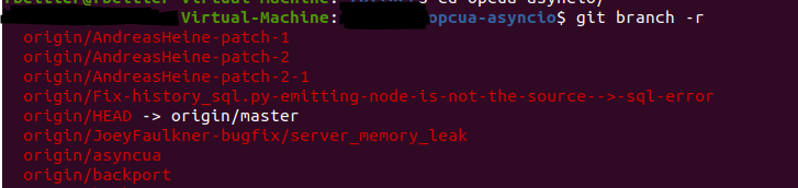 git fetch fails because of branch name · Issue #286 · FreeOpcUa/opcua ...