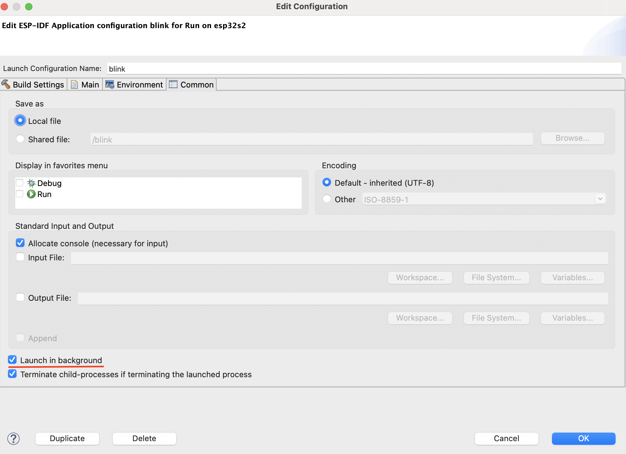 Version 2.4.1 (Eclipse) and 2.4.0 (Espressif IDE): Build fail after ...