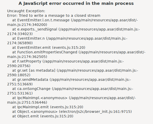 Javascript error (flatpak 0.6.17) · Issue #1197 · nukeop/nuclear · GitHub