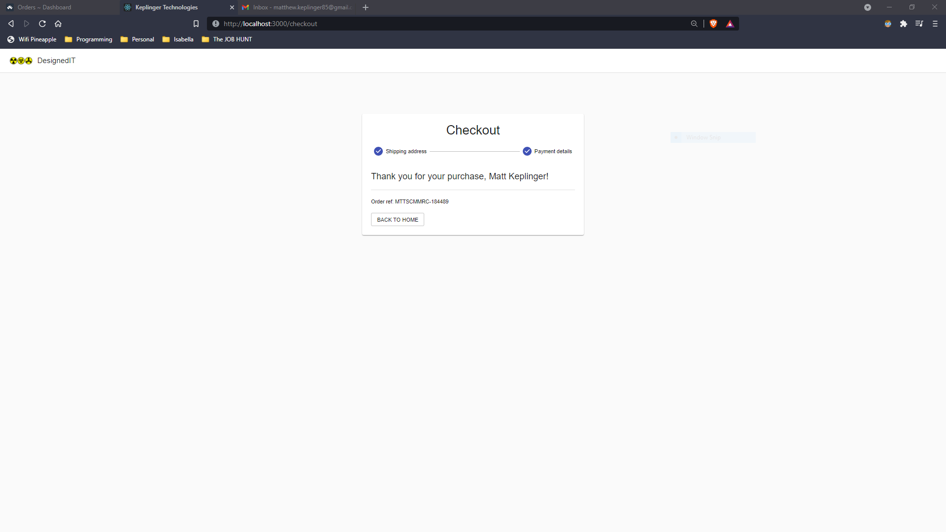 GitHub - matthewkeplinger/React_Ecommerce: Ecommerce site built using ...