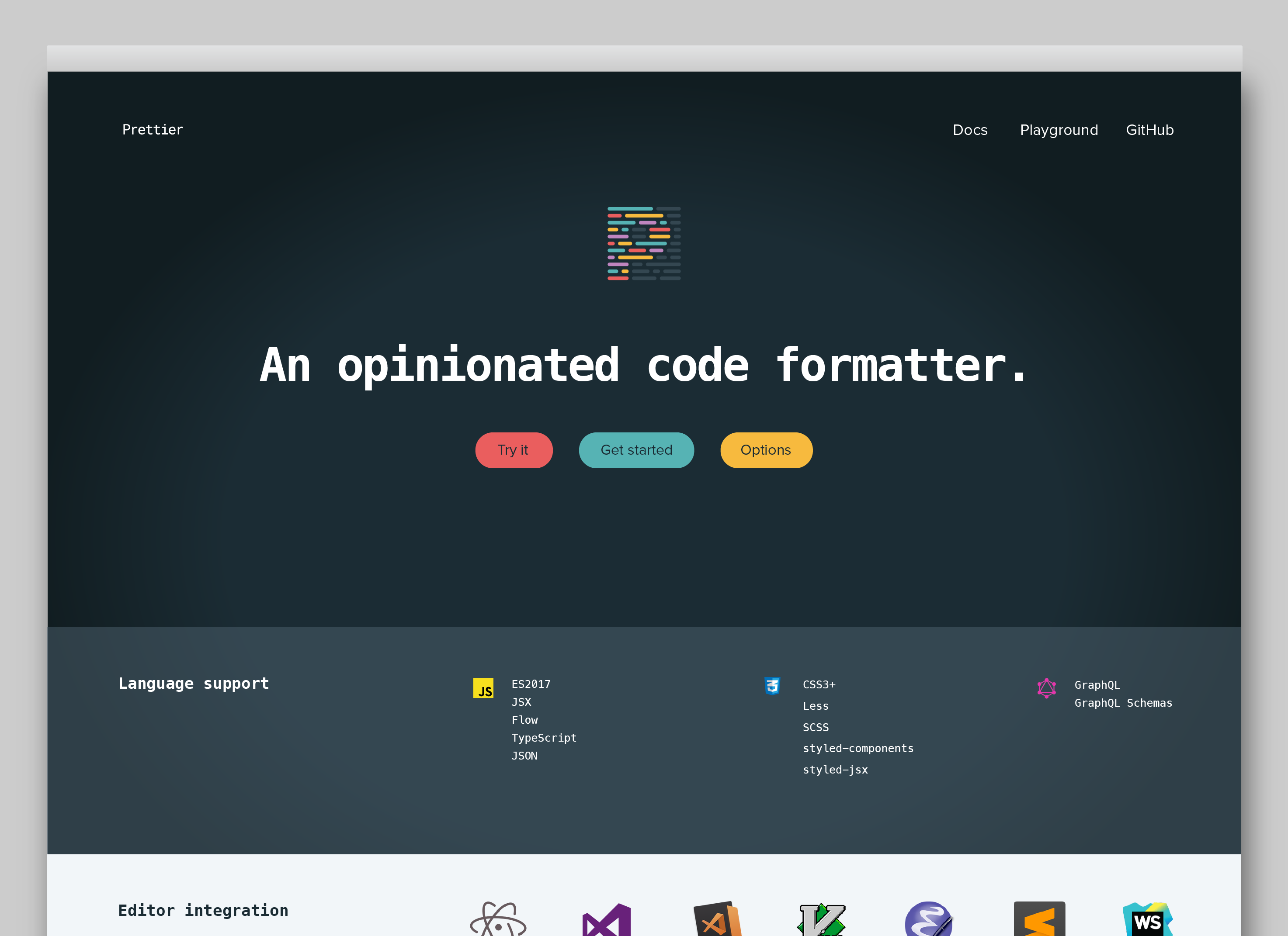 A prettier site? · Issue #3099 · prettier/prettier · GitHub