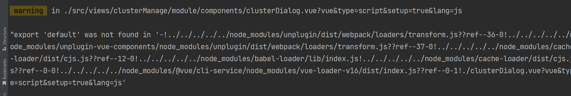 "export 'default' was not found in · Issue #6963 · vuejs/vue-cli · GitHub