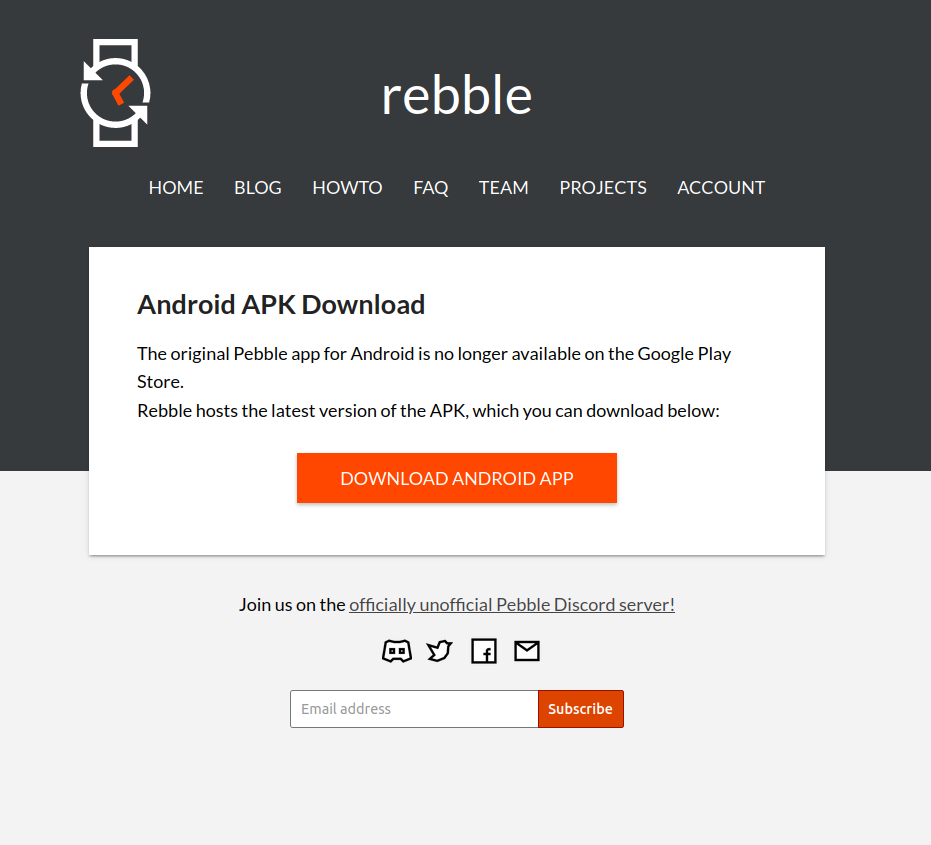 pebble app apk