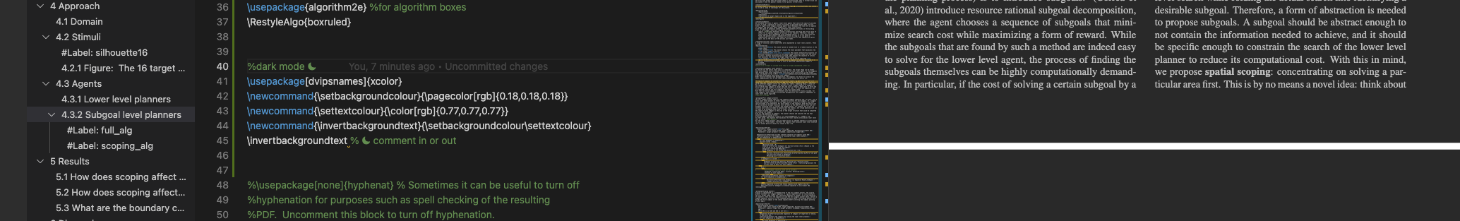 Background of tab preview is white when using a dark theme, but should ...