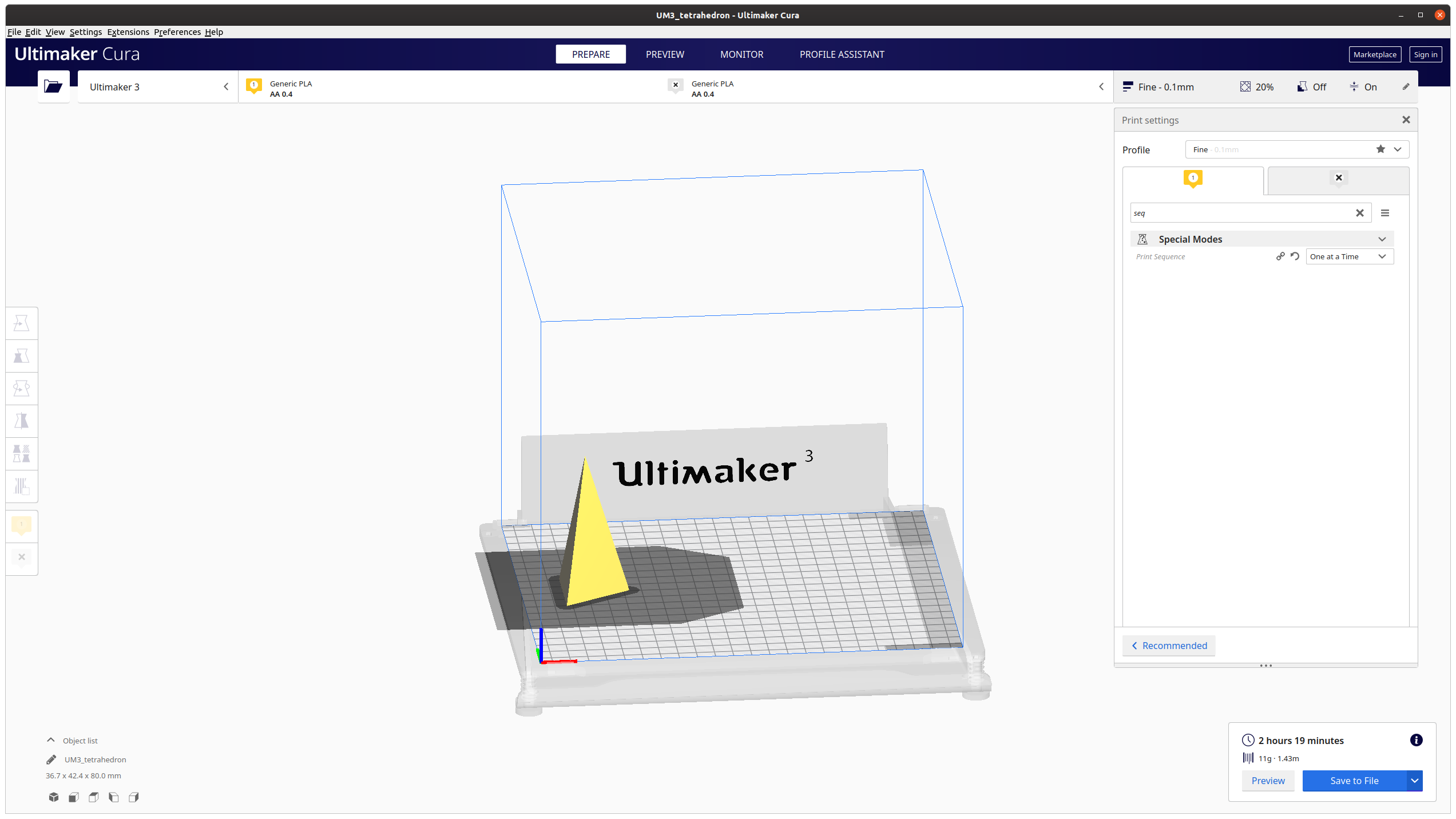 "One after another" sequencing · Issue #7444 · Ultimaker/Cura · GitHub