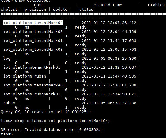 create database with UPPER case name but cannot use · Issue #4889 ...