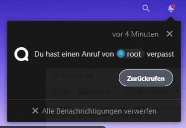 No "missed call" push notification on Android (iOS and Browser is ...