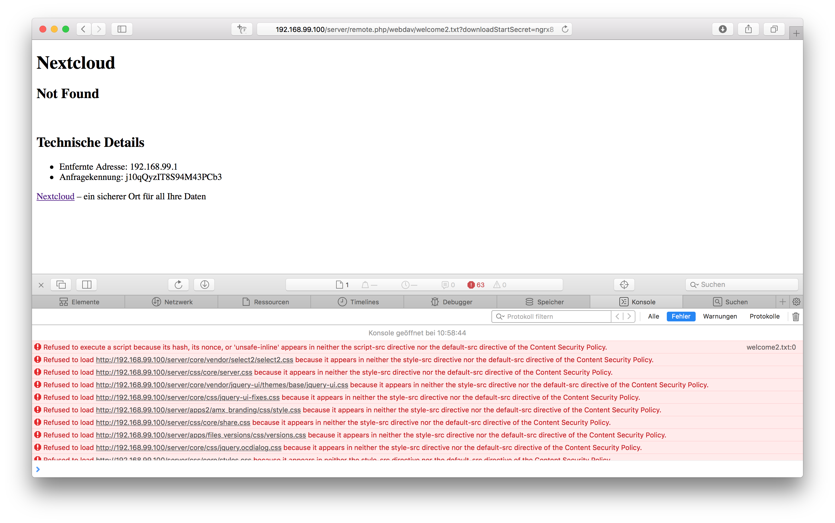 WebDAV 404 page is not styled due to CSP policy · Issue #5443 ...