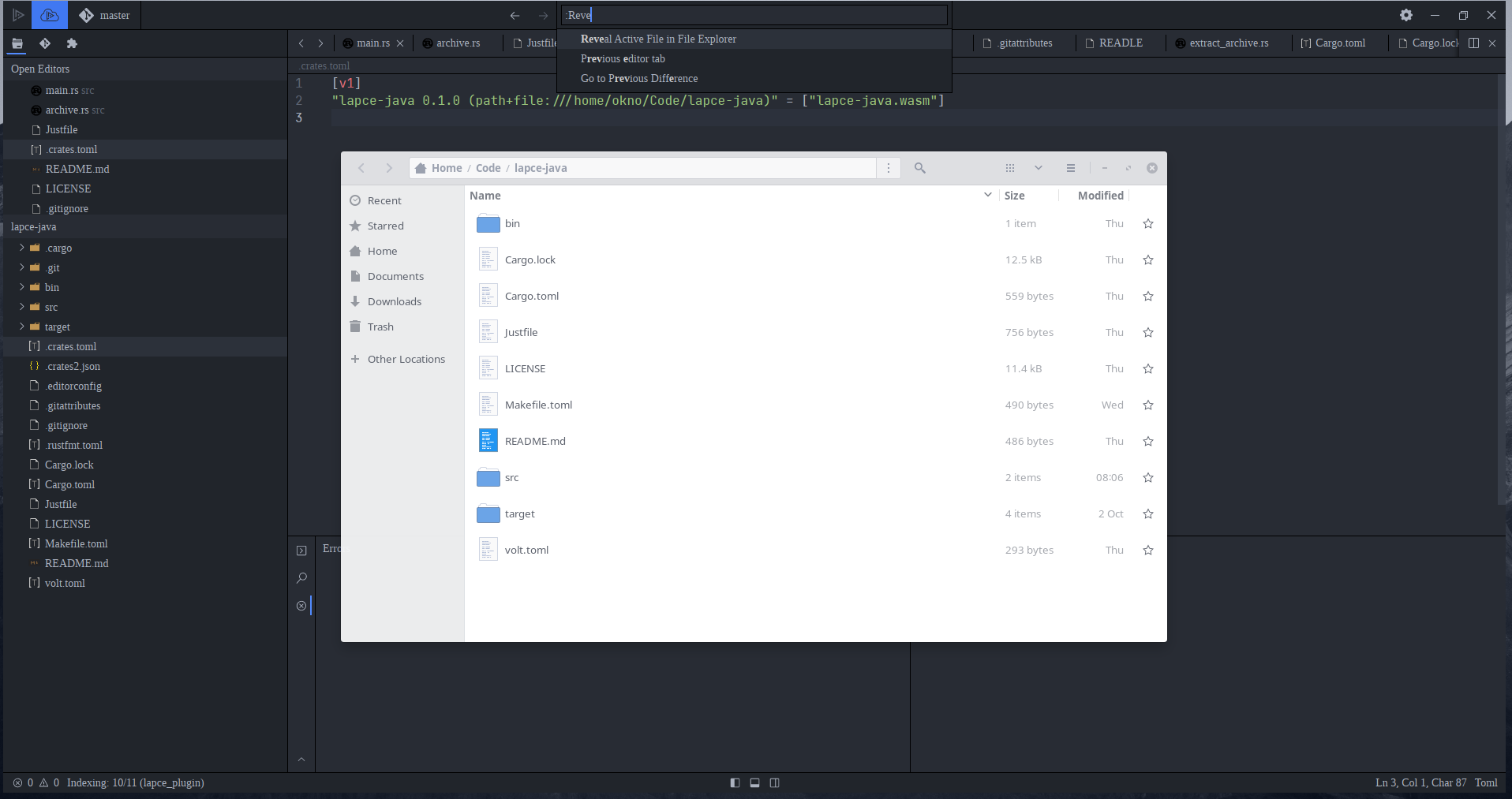 Support `xdgdesktopportal` on Linux. · Issue 1454 · lapce/lapce · GitHub