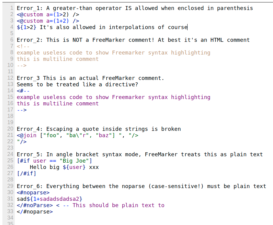 Apache FreeMarker Language Support · Issue #2383 · microsoft/monaco ...