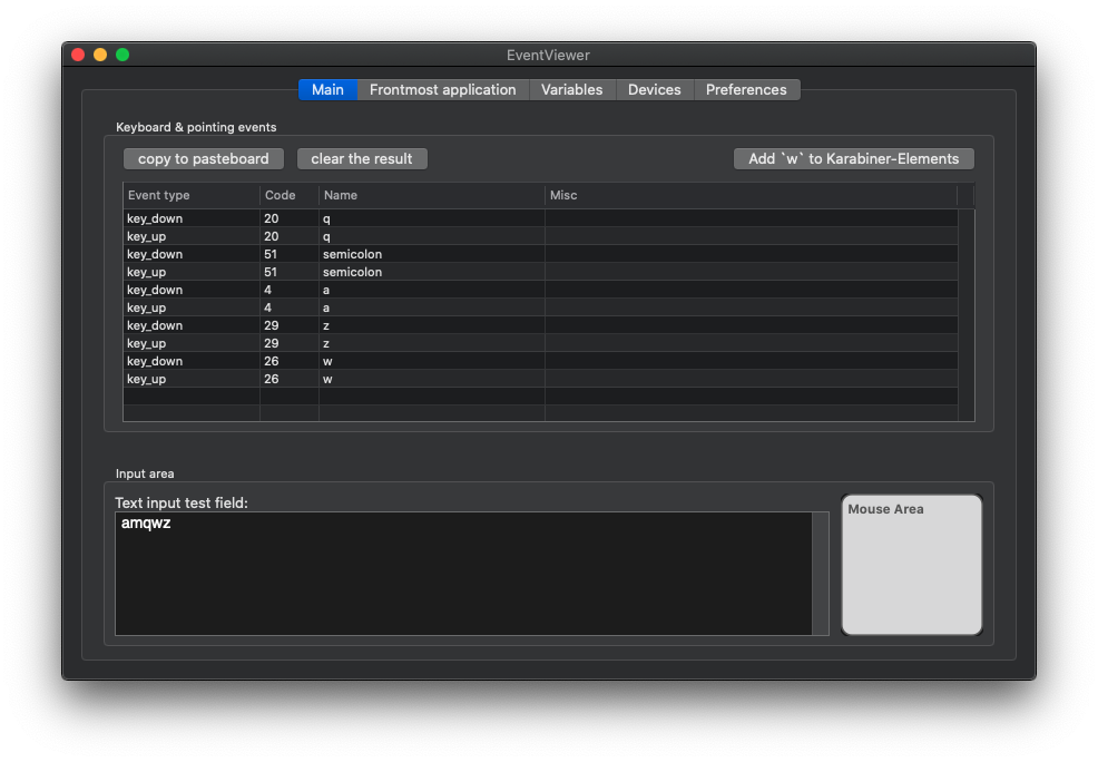 EventViewer bug ? · Issue #2593 · pqrs-org/Karabiner-Elements · GitHub