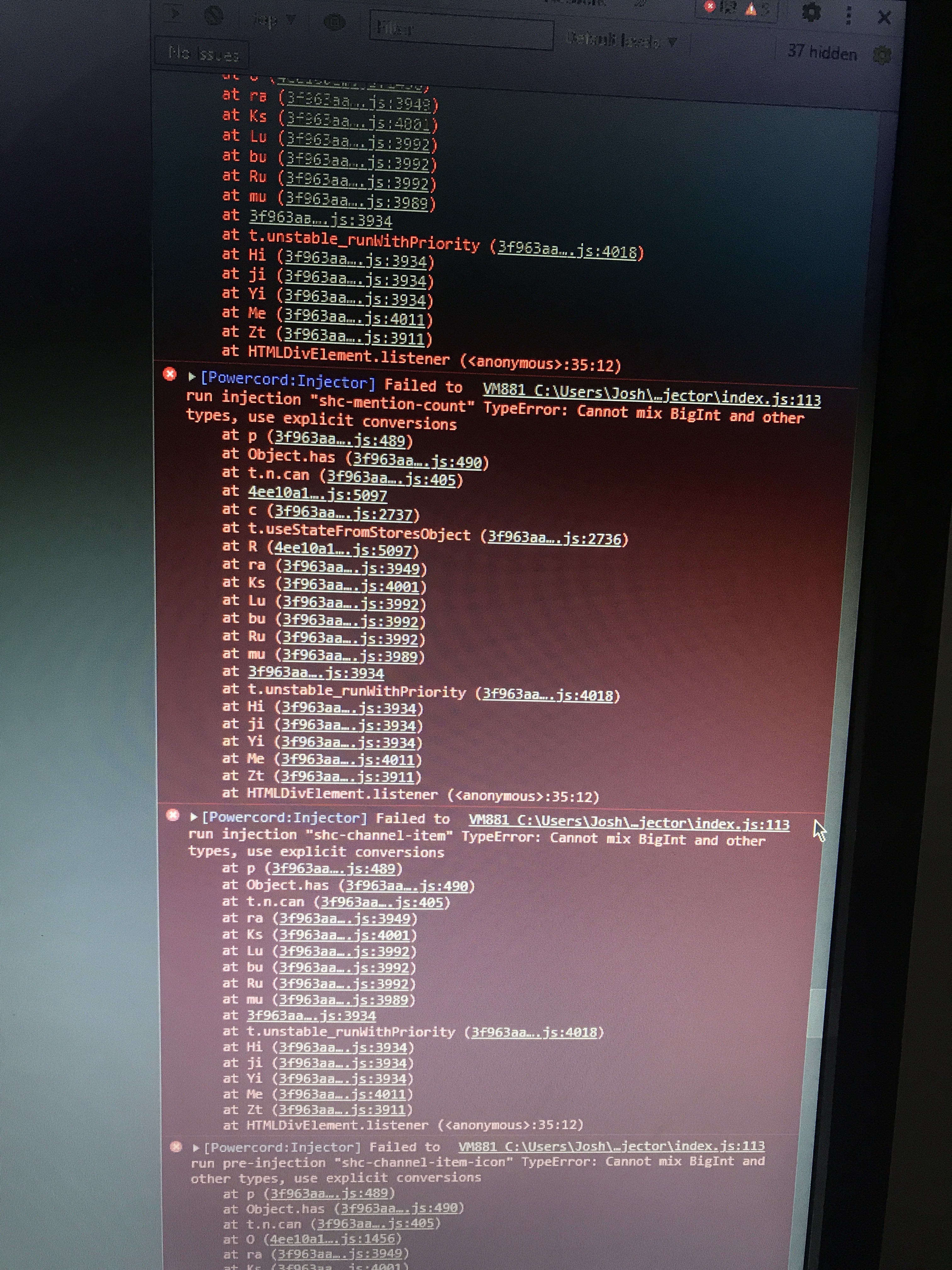 crashes on clicking a server · Issue #1 · discord-modifications ...