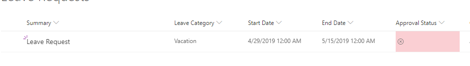 Formatting issue with "content approval status" columns - stopped ...