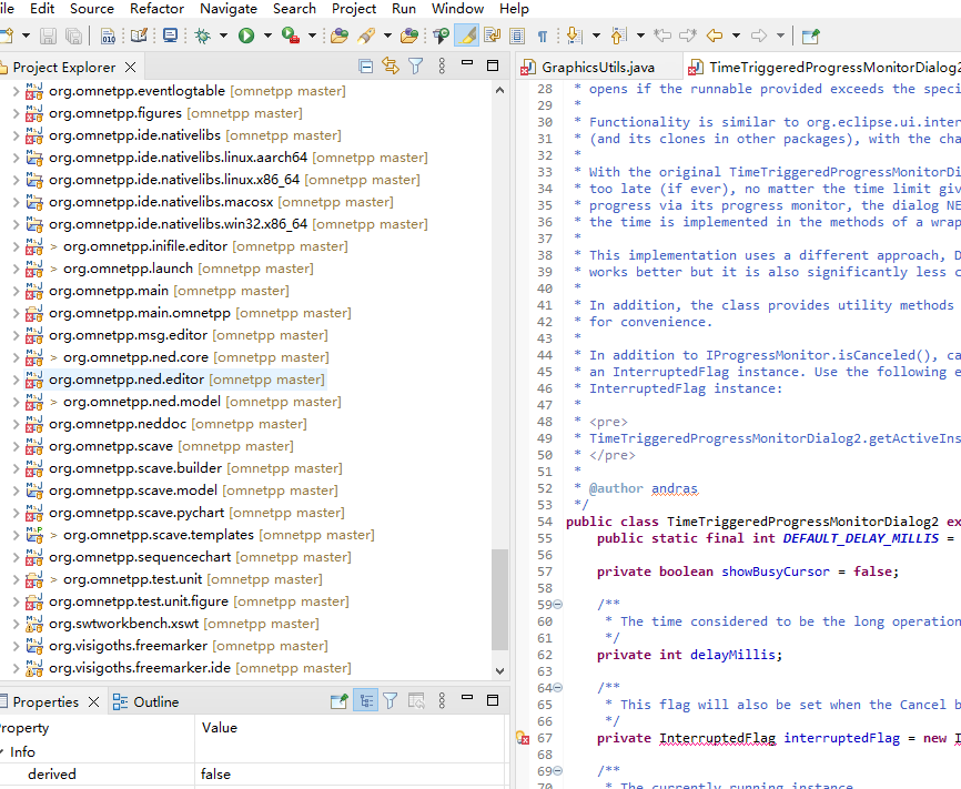 How to set up a development environment for debugging omnet code