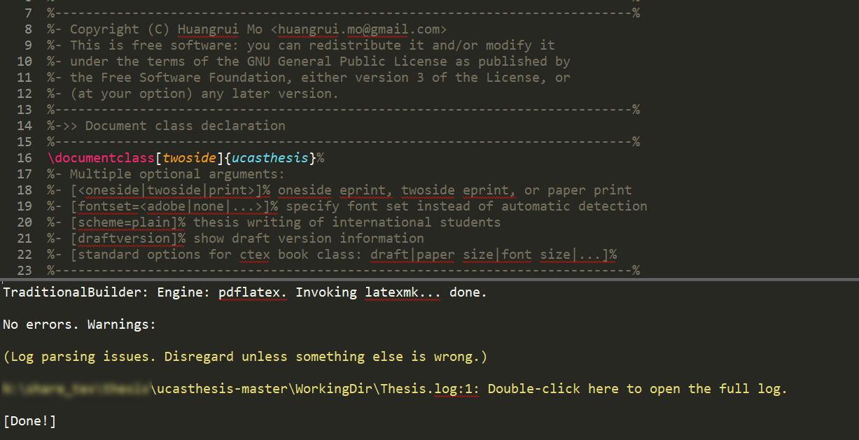 拷贝文件到新目录，编译未有pdf输出 · Issue #301 · mohuangrui/ucasthesis · GitHub