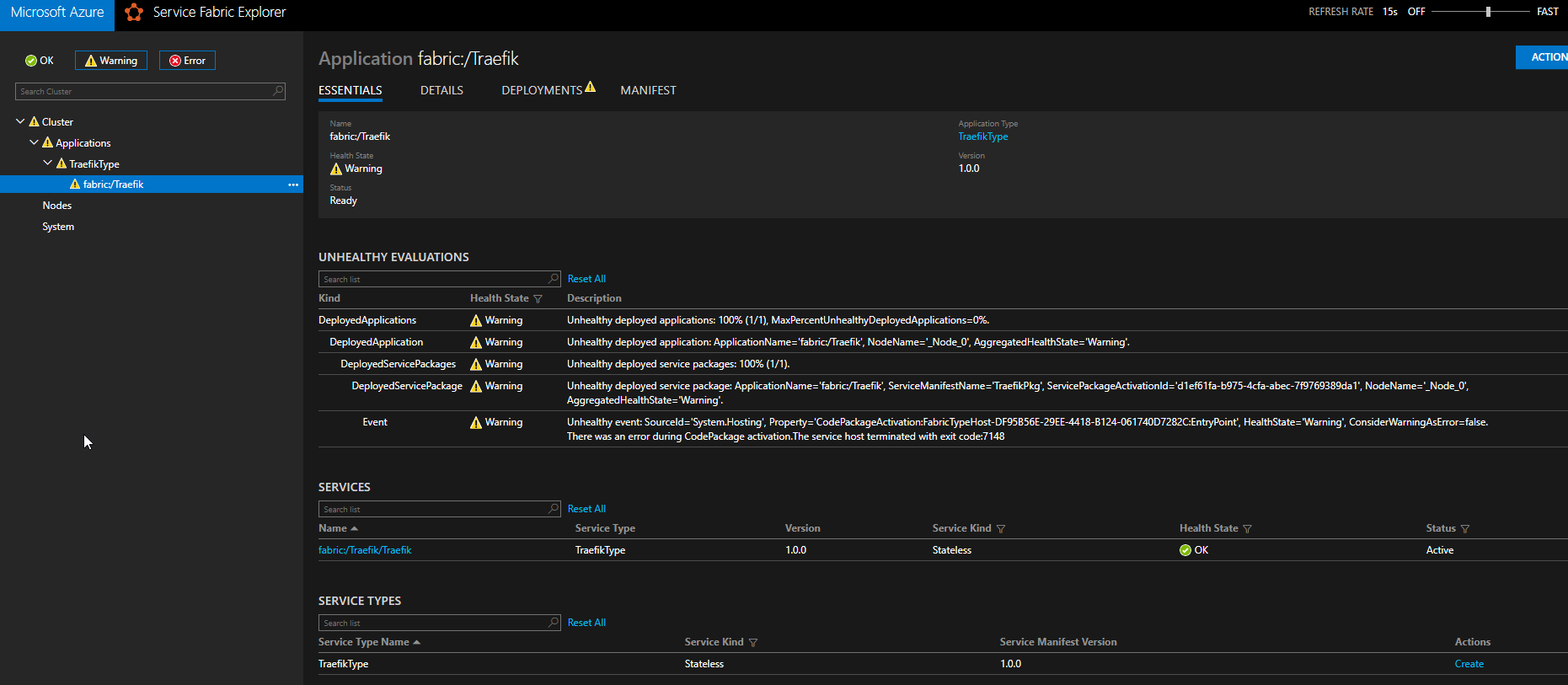Service Fabric App not working · Issue 1002 · microsoft/servicefabric