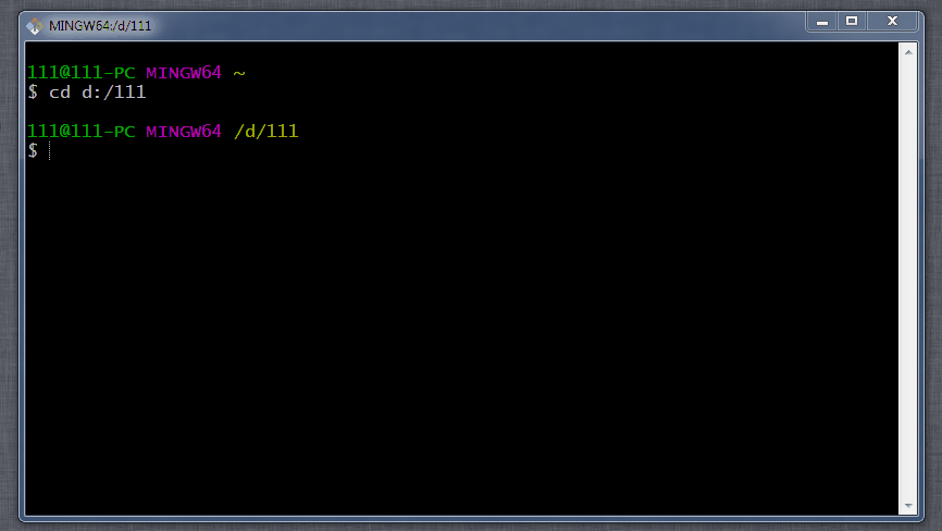git bash - which code 4