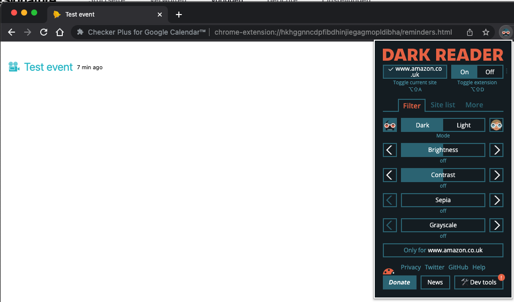 [Question] Dark Reader does not run on chromeextension// urls · Issue