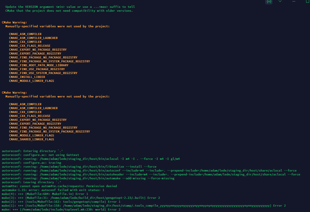 编译失败 · Issue #9661 · coolsnowwolf/lede · GitHub
