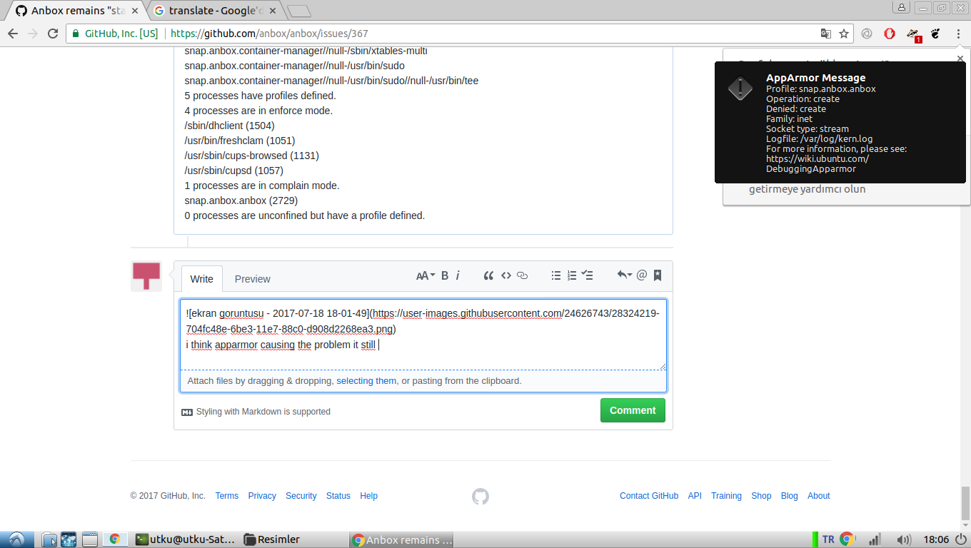 Anbox remains "starting" but never actually starts · Issue 367 · anbox