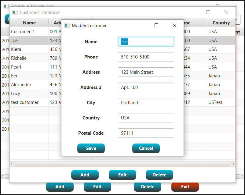 GitHub - Joe-Schell/Schedule-Tracker-App: Java application that tracks ...