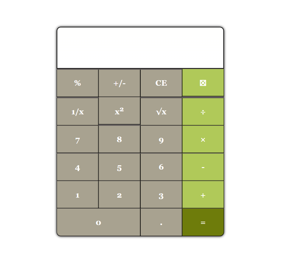 Github nirupam20 calculator calculator made with html css javascript