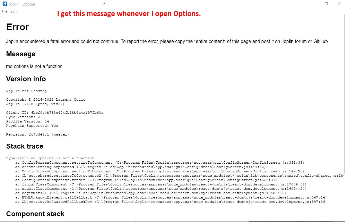 New USer Blows up Program Installing a Plugin · Issue #4562 · laurent22 ...