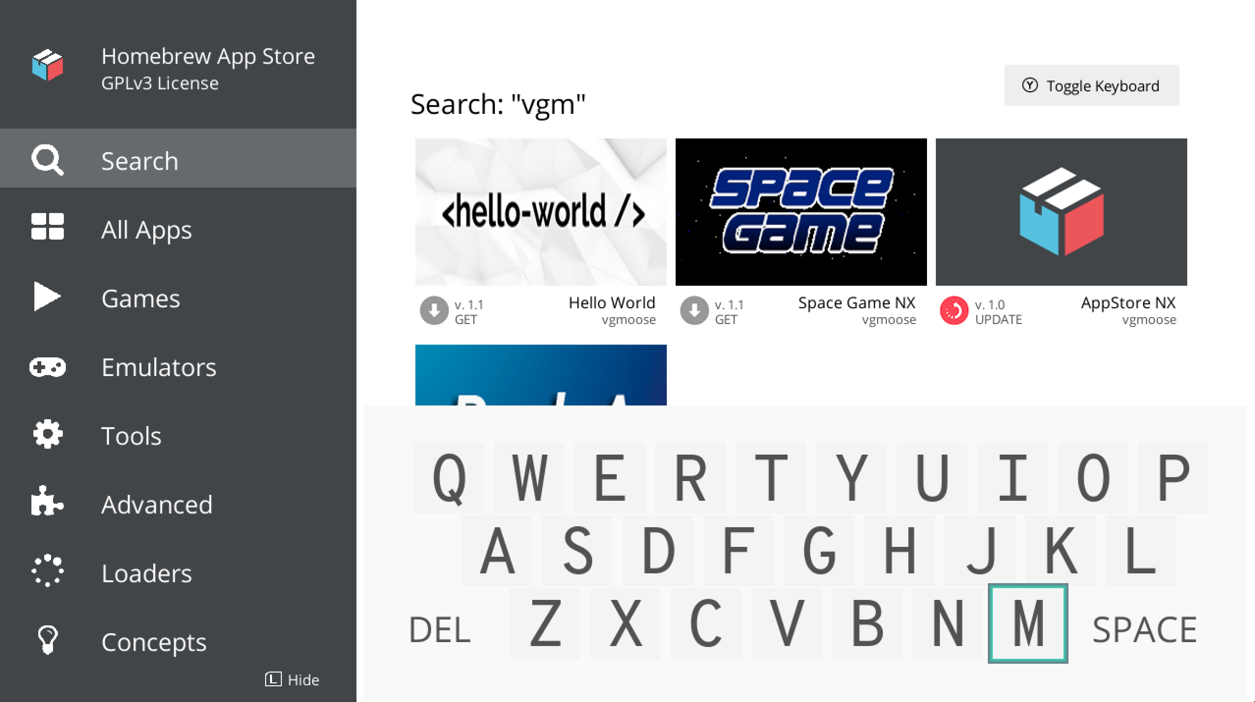 wii u homebrew apps screen capture