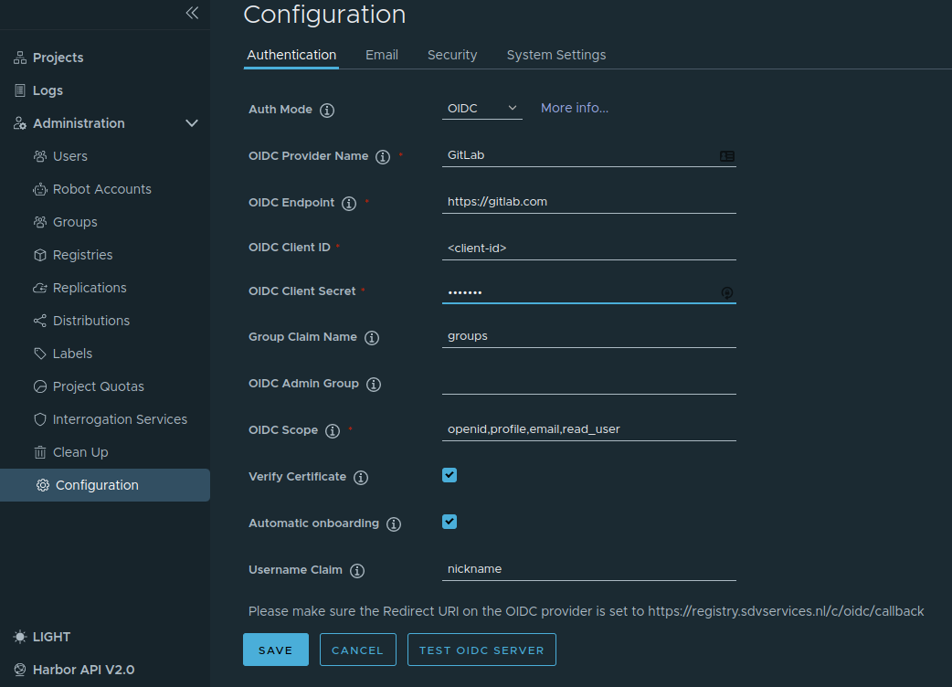 Update Document For Config Item OIDC Group Filter Issue 17741 