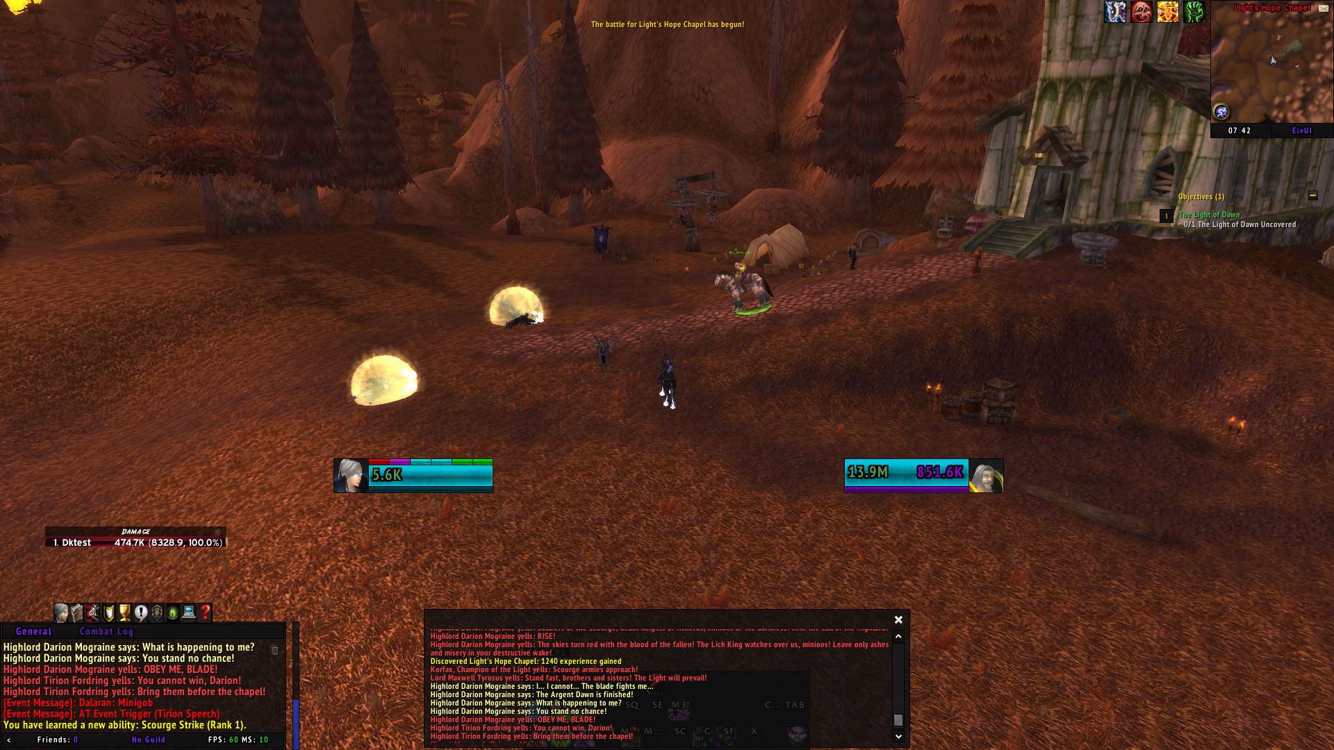 DK/Quest The Light of Dawn can't be completed sometimes · Issue 26135