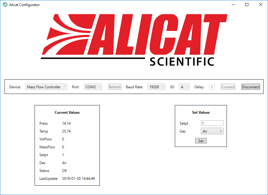 GitHub jsyrovy/AlicatConfigurator This tool allows you to