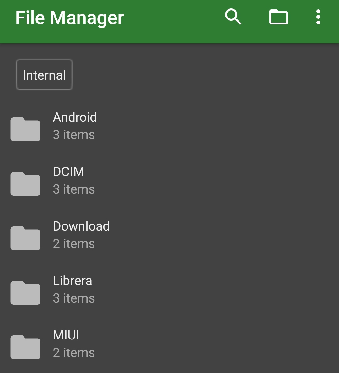 folders