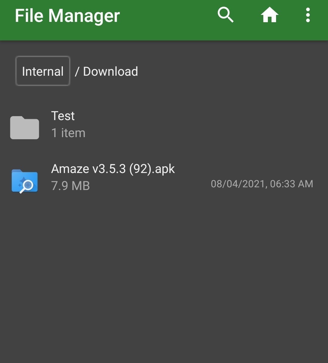 items and folders