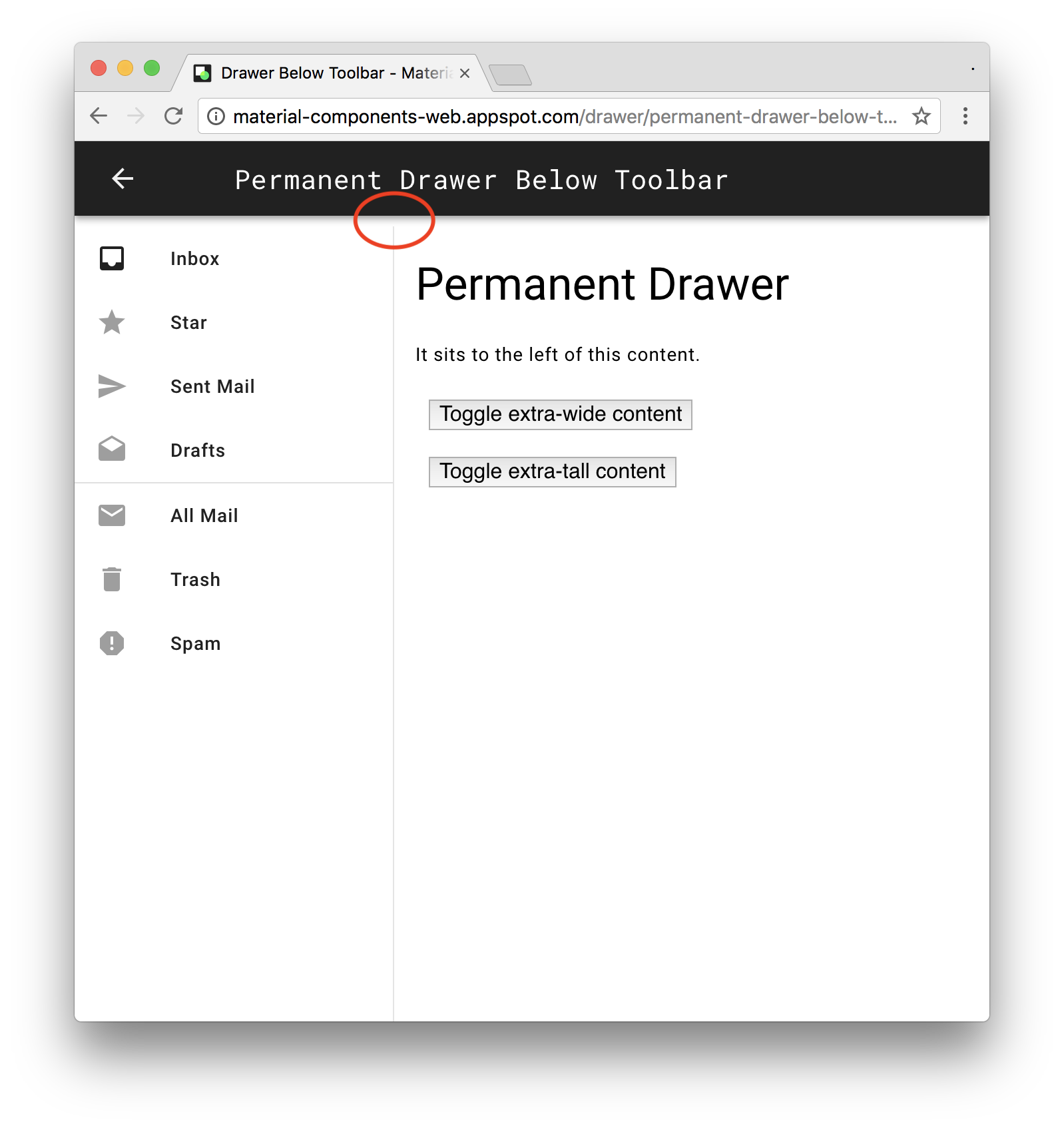 Toolbar height is wrong when width is between 735px and 960px · Issue