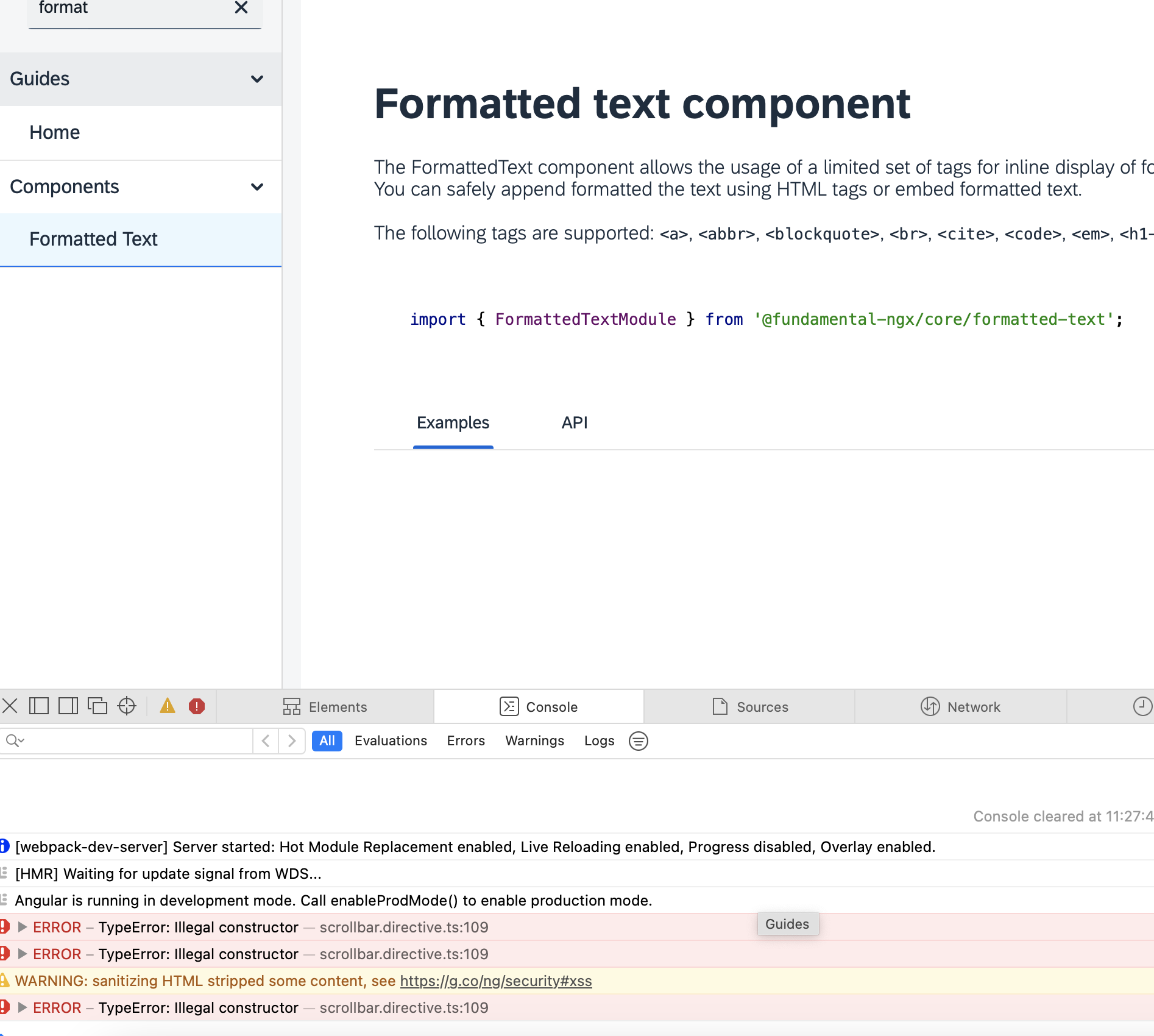 Issue of "aboutblank" when opening fdformattedtext in Safari · Issue